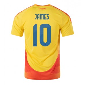 Kolumbie James Rodriguez #10 Domácí Dres Copa America 2024 Krátký Rukáv